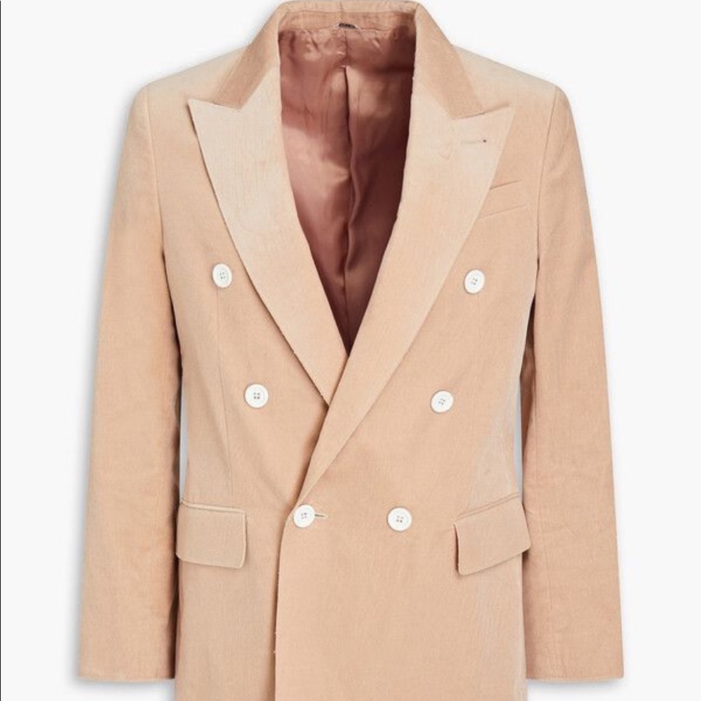 Acne Studios Joseph Velvet AW16 Peach Pink Blazer